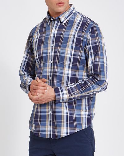 Regular Fit Long-Sleeved Check Shirt
